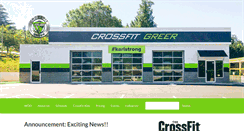 Desktop Screenshot of crossfitgreer.com